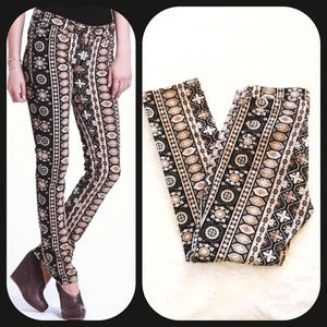 Anthropologie Pilcro Corduroy in Brown Aztec